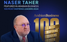 Naser Taher, Founder and Chairman of MultiBank Group, has been honored as one of Arabian Businesss 100 Most Inspiring Leaders of 2024